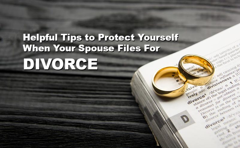 how to protect yourself when your wife wants a divorce