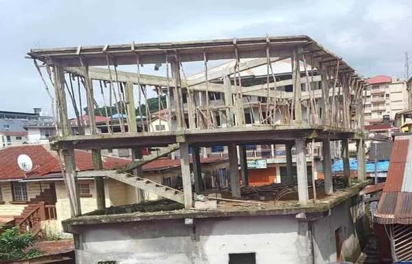 Wooden structural framing of a multi-unit residential development situated on potentially expansive soil, a site condition frequently evaluated by townhome construction defect attorneys