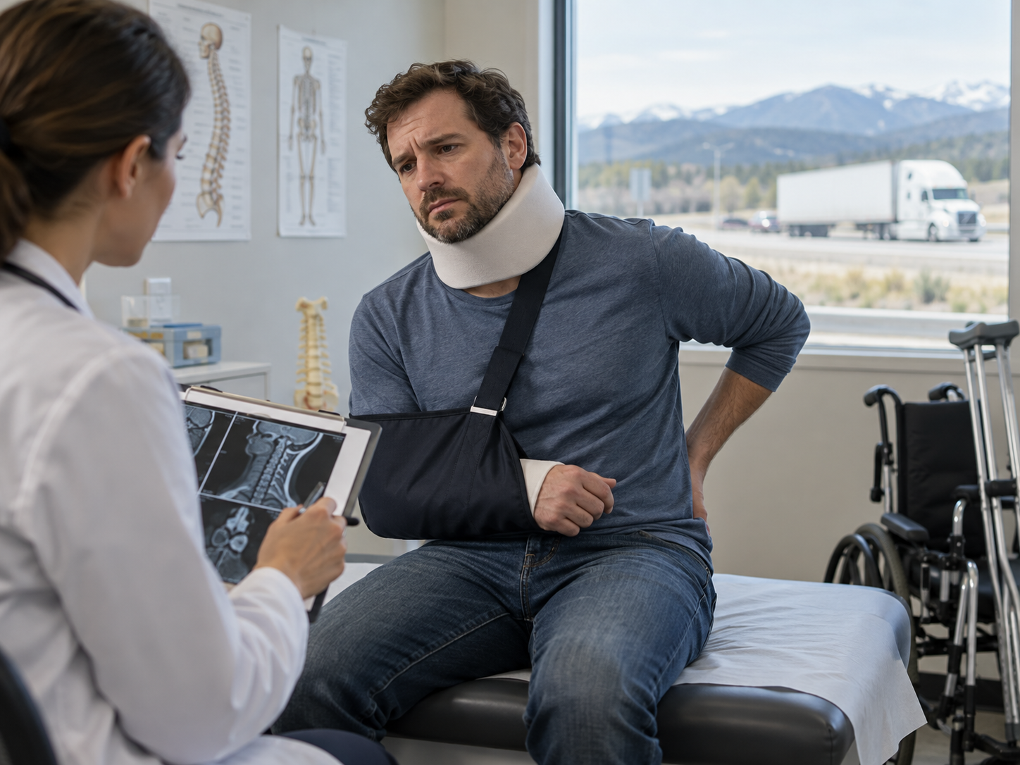 Common Semi-Truck Accident Injuries and Their Long-Term Effects<br />
